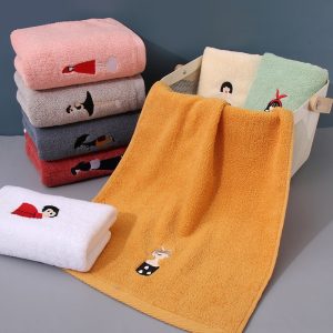 Cotton Face Towel w 8 Designs /Tuala Muka /Sport Bath for household Size 34cmX70cm+-